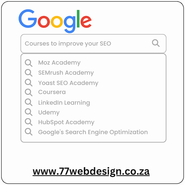 Courses to improve your SEO